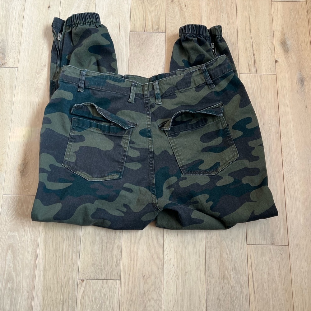 AFRM Camo High Waist Crop Ankle Jogger Pants - Picture 6 of 9